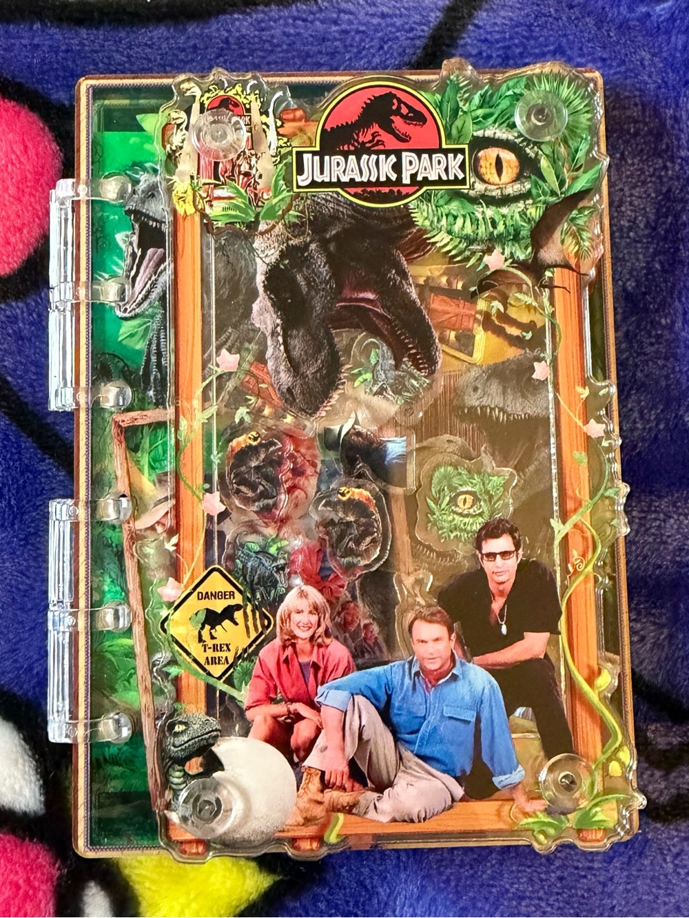 Jurassic Park A7 Refillable Shaker Notebook Binder New